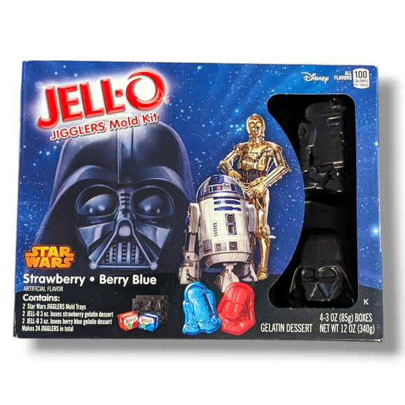Disney Star Wars Jell-O Jigglers Mold Kit Yoda Darth Vader Chewbacca R2D2 C3PO - Picture 7 of 7